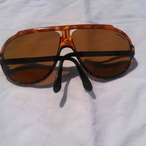 Vintage Carrera Aviator Unisex Speckled Gold Rimmed High Quality Sunglasses